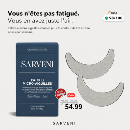 Patchs Micro-Aiguilles contour des yeux pour Homme