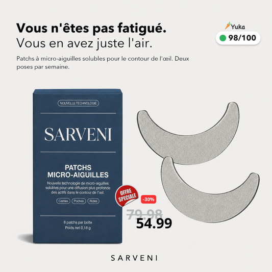 Patchs Micro-Aiguilles contour des yeux pour Homme