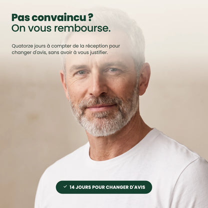 Pas convaincu ? 14 jours pour changer d'avis